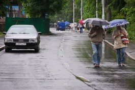 До конца недели в Калининграде ожидается прохладная и дождливая погода