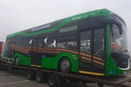 В Калининград привезли для тестирования новый электробус &laquo;Синара&raquo;