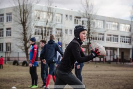 «Интерактивный элемент»: регбисты сборной России провели в Калининграде открытую тренировку (фото)