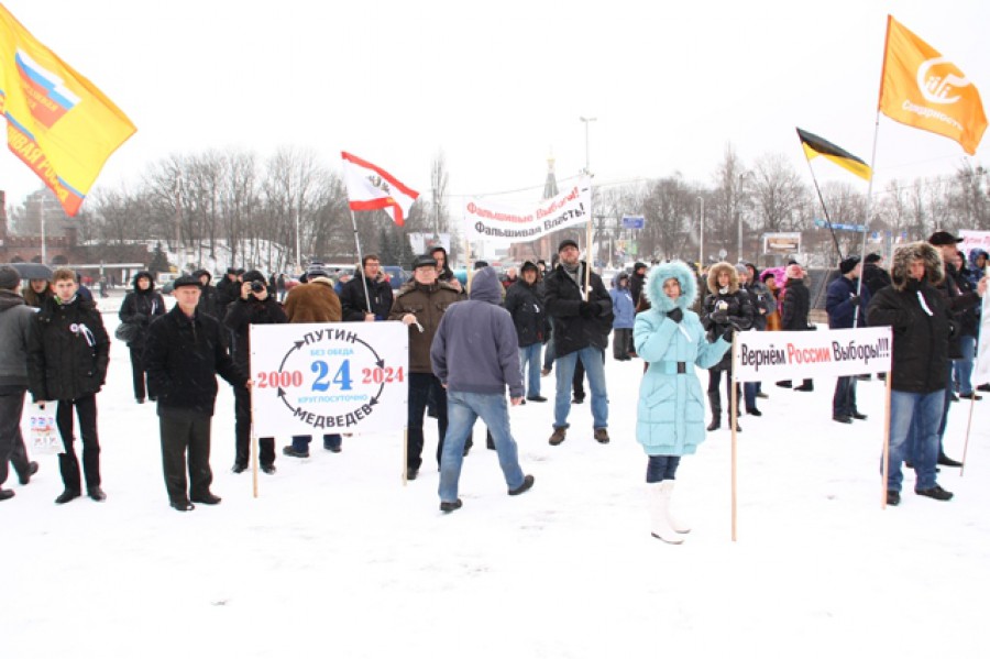 «Белоснежный протест»: фоторепортаж Калининград.Ru (фото)
