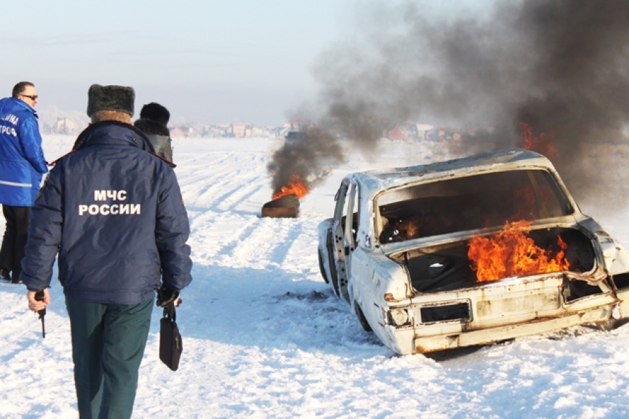 За сутки в Советске сгорели два автомобиля