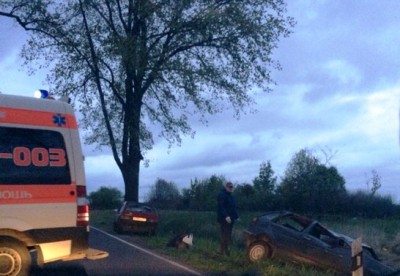 На автодороге Калининград ― Ладушкин перевернулась «Лада»