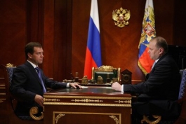 Президент поинтересовался у Цуканова «социальным самочувствием» жителей региона