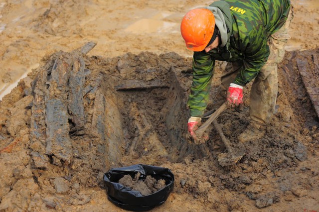 В 2018 году калининградские поисковики обнаружили останки более 140 красноармейцев
