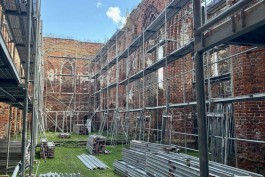 В кирхе Святого Якоба в Знаменске приступили к противоаварийным работам 