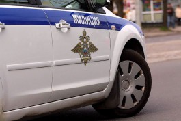 На ул. Серпуховской в Калининграде пьяный водитель протаранил полицейский автомобиль