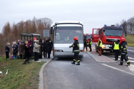 В Польше загорелся автобус с калининградскими туристами (фото)
