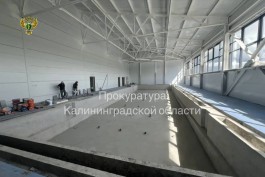 Подрядчику внесли очередное представление за срыв сроков строительства ФОКа в Гвардейске