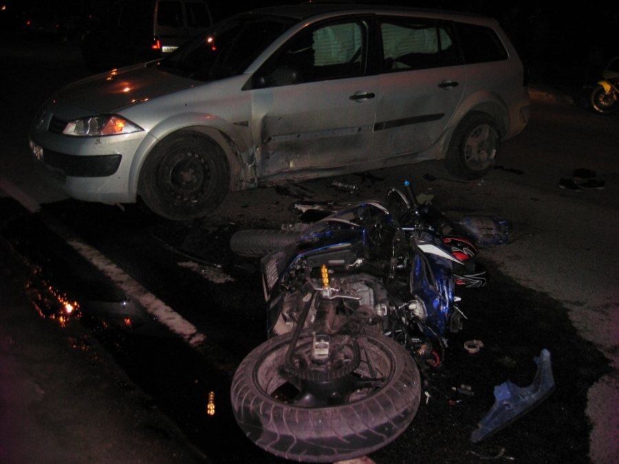 Подробности аварии на ул. Горького в Калининграде: тормозной путь мотоцикла составил 35 метров