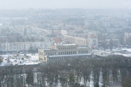 Первая рабочая неделя в Калининградской области будет снежной и прохладной