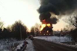 Под Черняховском произошёл пожар в бывшем амбаре конезавода &laquo;Цвион&raquo;