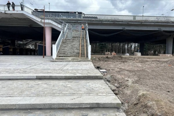 Благоустройство острова Канта в Калининграде рассчитывают полностью завершить к концу мая (фото)