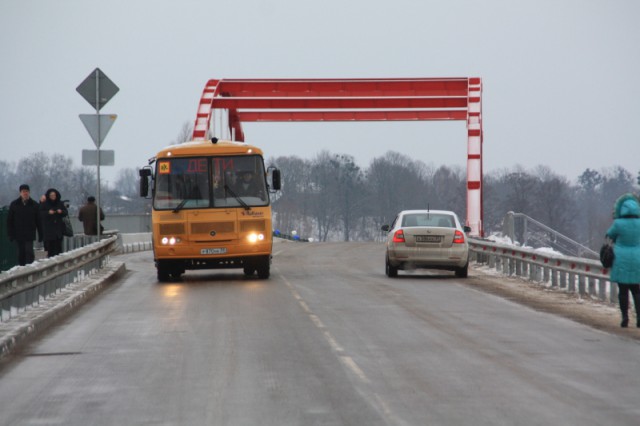 Новый участок дороги под Черняховском защитили от разлива Преголи