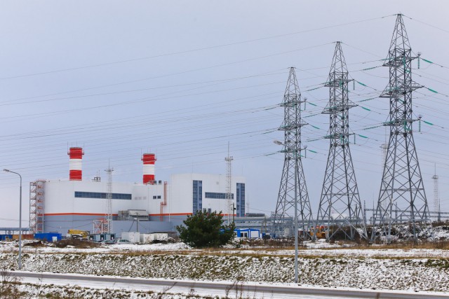 Талаховская ТЭС в декабре 2017 года
