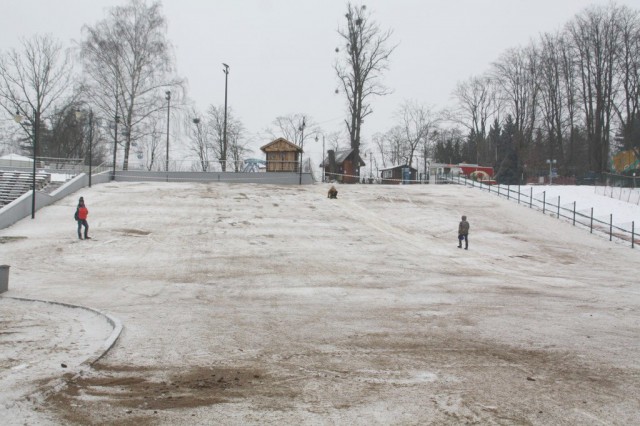 Центральный парк Калининграда обещает не ограничивать катание на горке
