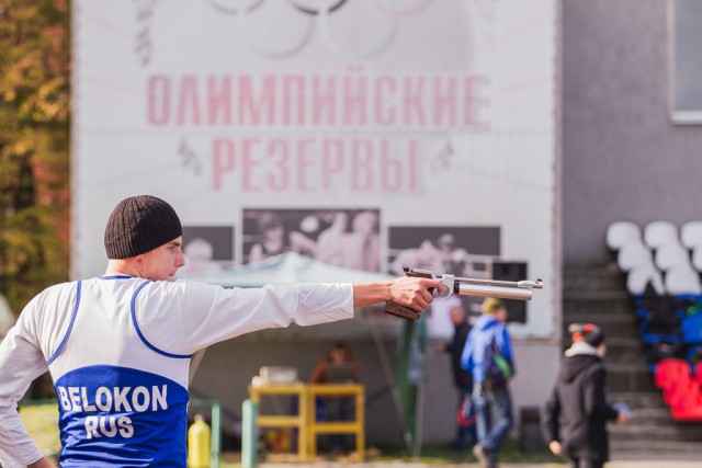 Максим Белоконь на огневом рубеже