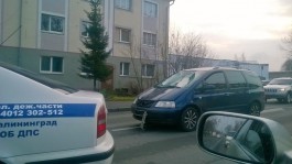 За сутки на «зебре» возле «Балткрана» в Калининграде сбили двух пешеходов