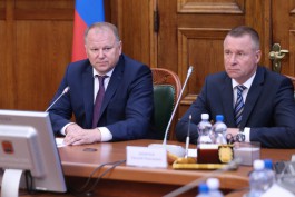 Цуканов провёл первое совещание с врио губернатора Калининградской области