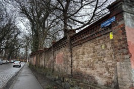 На улице Галицкого в Калининграде планируют «сделать открытым» забор у ландшафтного парка 