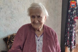 Труженице тыла из Калининграда Надежде Шевцовой исполнился 101 год