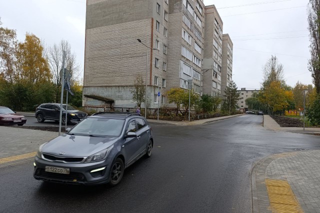 В Калининграде полностью открыли движение по улице Майской