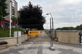 В Калининграде начали ремонтировать набережную Трибуца