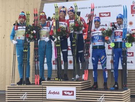Сборная России выиграла четвёртую медаль на чемпионате мира по лыжному спорту