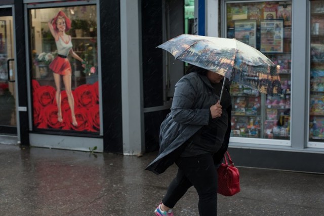 МЧС предупреждает калининградцев об усилении ветра и дожде со снегом