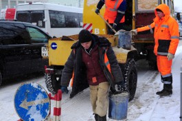 Ночью на уборку Калининграда от снега вышли все машины МБУ «Чистота»