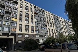 В Калининграде завершили ремонт фасада и крыши панельки на Московском проспекте