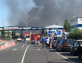 Очевидцы: На погранпереходе Багратионовск — Безледы горит фура