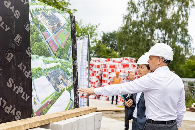 Новый корпус школы в Светлогорске обещают открыть 1 сентября 2025 года 