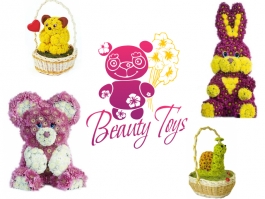 «Beauty Toys» – Игрушки из живых цветов!