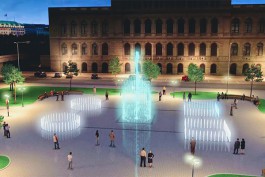 Строительство светомузыкального фонтана у здания ДКМ в Калининграде начнут в феврале
