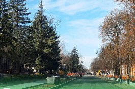 В администрации Гурьевска рассказали, как ведут работы по реконструкции улицы Ленина