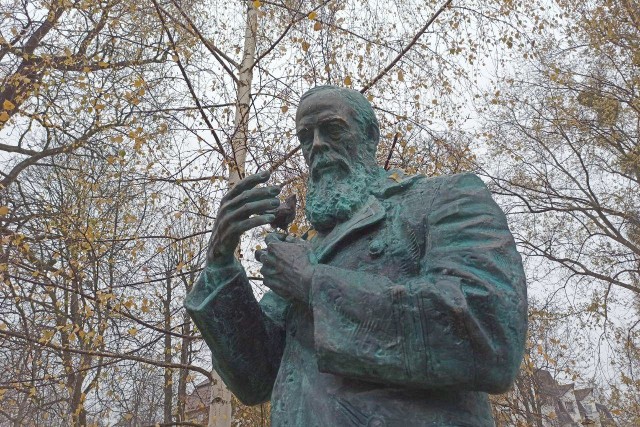«История с птичкой»: в Калининграде открыли памятник Фёдору Достоевскому