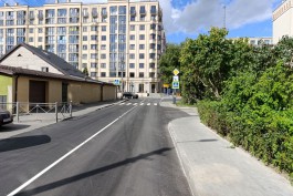 В Калининграде завершили ремонт улицы Железняка